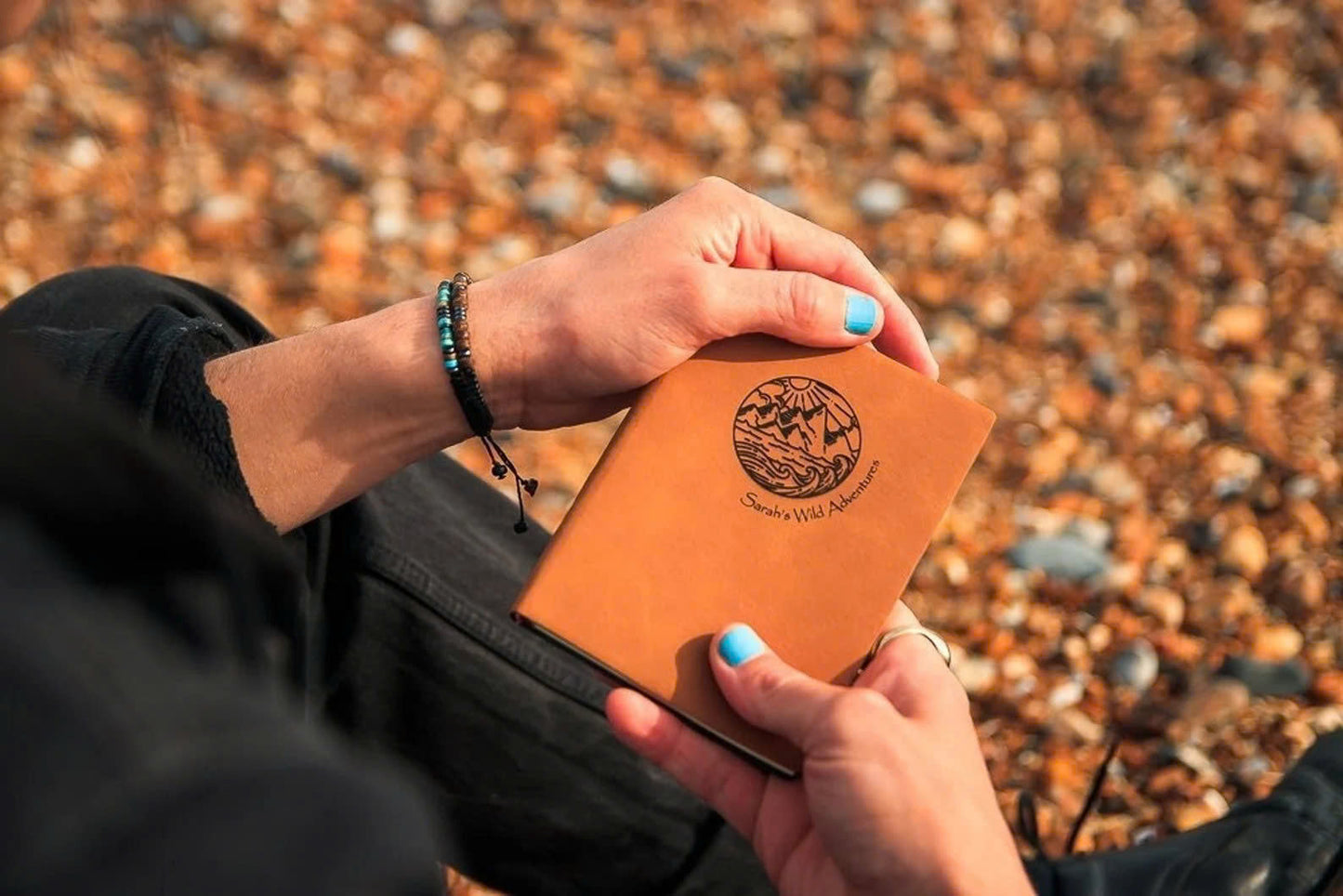 Personalised Vegan Leather Travel Journal