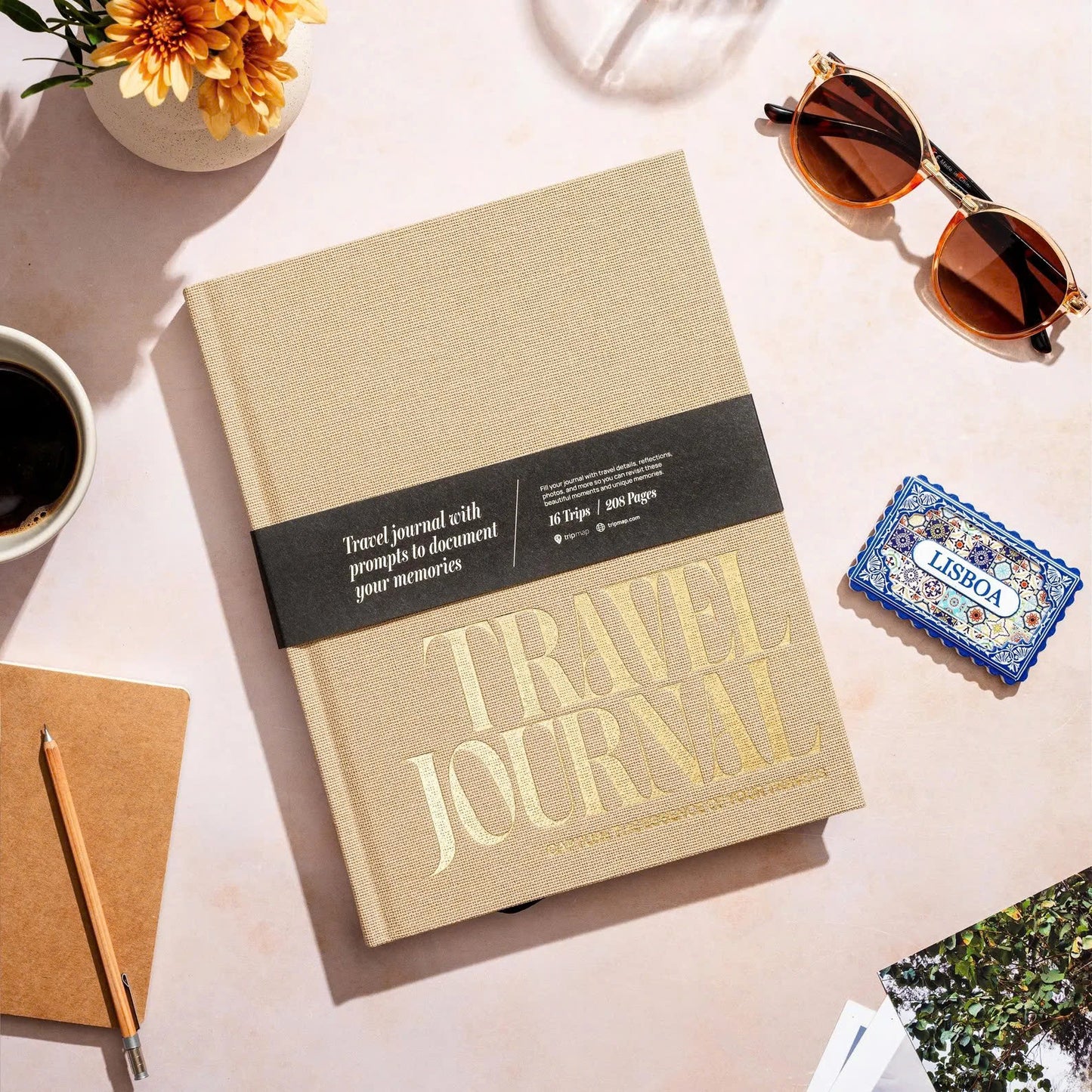 Luxury Guided Travel Journal – The Perfect Gift for Travel Lovers & Couples