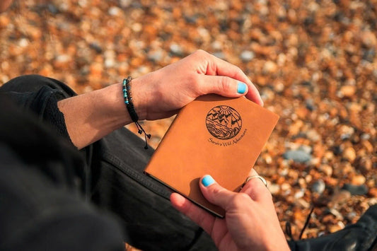 Personalised Vegan Leather Travel Journal